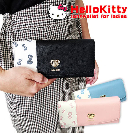 キティちゃん かぶせ長財布 女性用ロングウォレット さいふ サイフ 財布 wallet】Hello Kitty ハローキティ Kittyちゃん 送料無料 kty48-8