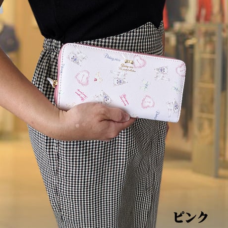 【DaisyRico】デイジーリコ　大人可愛い 猫ネコ柄　長財布 ラウンドファスナー財布　キティ 送料無料 dr2-11