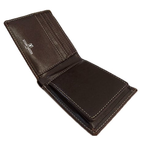 【LUCIANO VALENTINO】ルチアーノバレンチノ牛革カードスライダー付短財布　折財布　ＬＵＶ2004