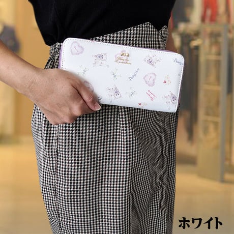 【DaisyRico】デイジーリコ　大人可愛い 猫ネコ柄　長財布 ラウンドファスナー財布　キティ 送料無料 dr2-11