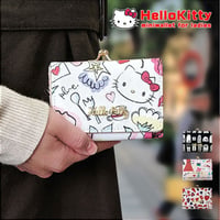 【大人気♡大人可愛い】HELLO KITTY　ハローキティ　キティちゃん　口金　がま口　折財布　ミニ財布　女の子　送料無料　kty62-2