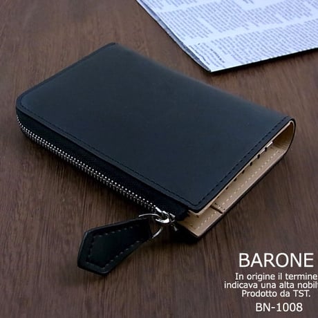 【定形外郵便発送】【BARONE バローネ】レザーキーケース　キーホルダー　本革牛革bn1008