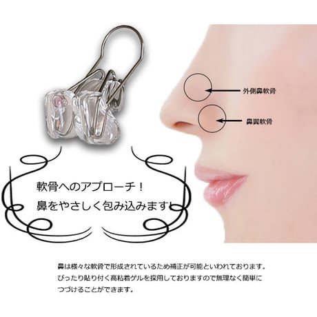 セレブのような美鼻 鼻高々 鼻高く鼻筋ピン 美容 グッズ ノーズアップ ノーズクリップ かわいい鼻筋 かっこいい目鼻立ち【定形外郵便 発送送料無料】ツンデレラ