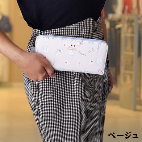 【DaisyRico】デイジーリコ　大人可愛い 猫ネコ柄　長財布 ラウンドファスナー財布　キティ 送料無料 dr2-11