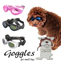 【定形外郵便発送】3color！犬用ゴーグル 小型犬 ドッグゴーグル 犬用サングラス 紫外線対策 車酔い対策 花粉対策