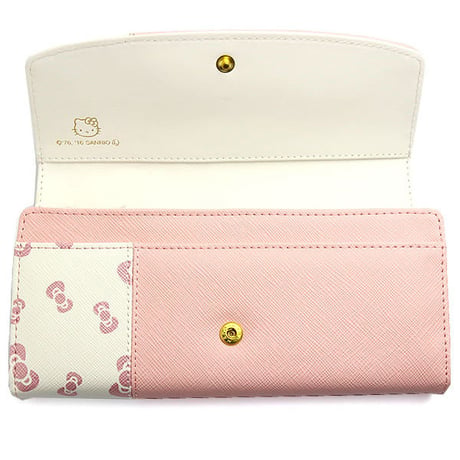 キティちゃん かぶせ長財布 女性用ロングウォレット さいふ サイフ 財布 wallet】Hello Kitty ハローキティ Kittyちゃん 送料無料 kty48-8