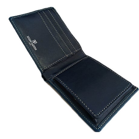 【LUCIANO VALENTINO】ルチアーノバレンチノ牛革カードスライダー付短財布　折財布　ＬＵＶ2004