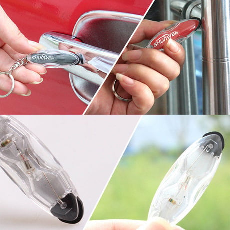 光ってお知らせ！静電気除去キーホルダー　アースキーホルダー（765・987）