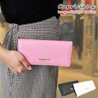 おしゃれで可愛い【capricieux】 カプリッシュ　女性用 長財布 送料無料レディースロングウォレット ブランド オシャレ【さいふ サイフ 財布 wallet】3カラーかぶせ付 cap-24-8