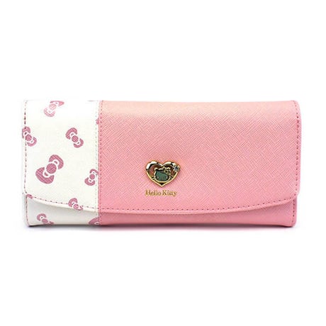 キティちゃん かぶせ長財布 女性用ロングウォレット さいふ サイフ 財布 wallet】Hello Kitty ハローキティ Kittyちゃん 送料無料 kty48-8