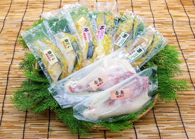 板前バル 西京漬けセット 5種15切 厳選魚介の板前仕込 「板前の西京漬け 」5種/10切入