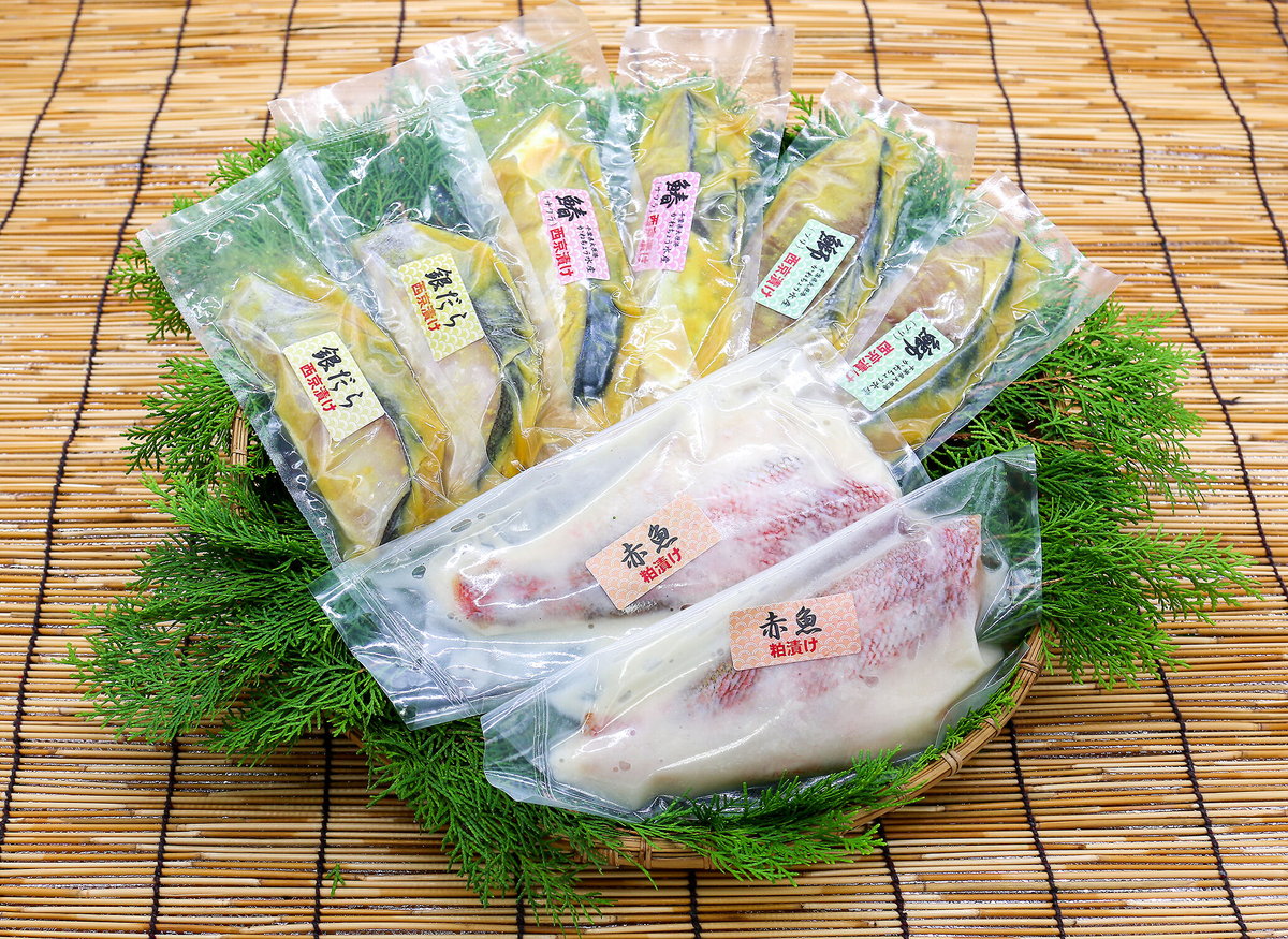 西京漬け・粕漬けセット | かねちょう水産 オンラインショップ