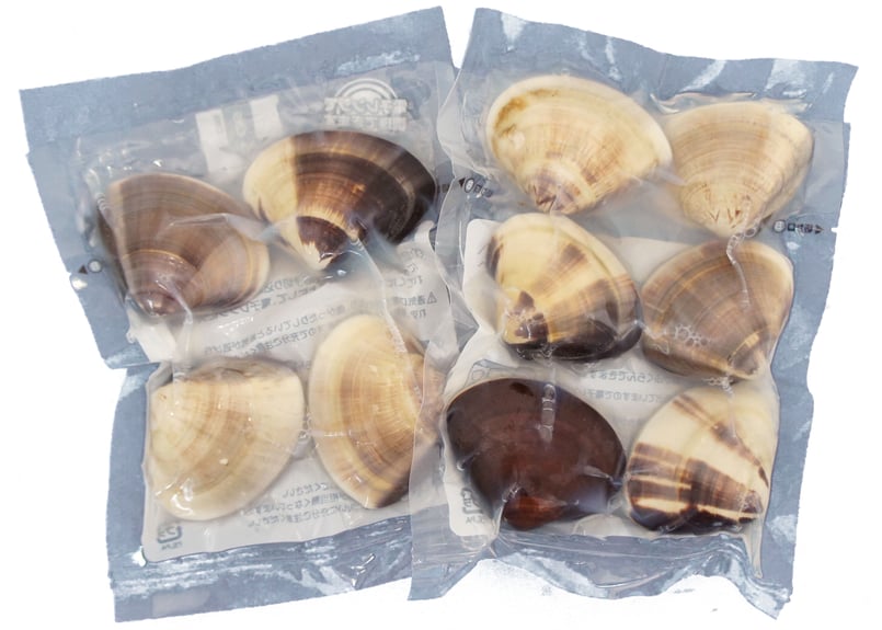ハマグリ購入ページ チン”するはまぐり（一袋250g・3～6粒入り）7個セット | かねちょう