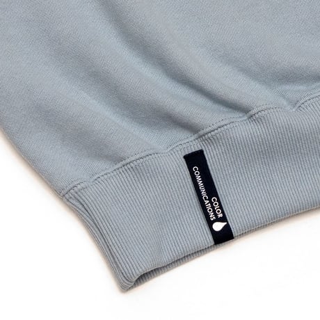CREW SWEAT / DRIP EMB LETTER SPOT