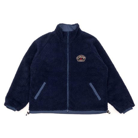 JACKET / DRIP EMB NYLON BOA REVERSIBLE