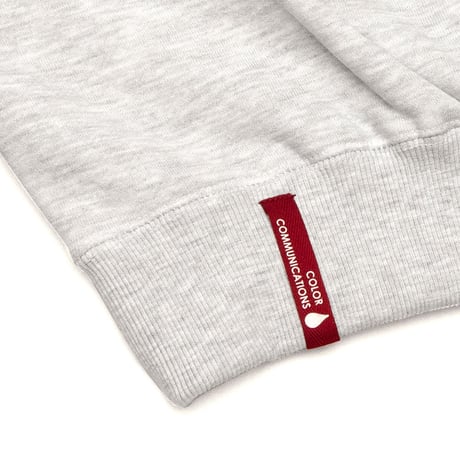 CREW SWEAT / DRIP EMB LETTER SPOT