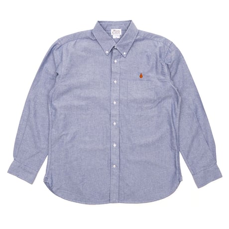 LONG SLEEVE SHIRT / DRIP EMB OXFORD