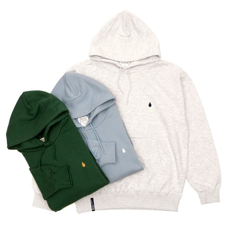 HOOD SWEAT / DRIP EMB LETTER SPOT