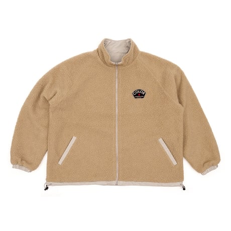 JACKET / DRIP EMB NYLON BOA REVERSIBLE