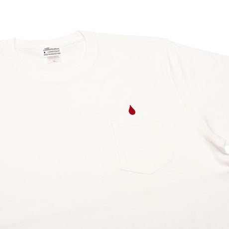 T-SHIRT / DRIP EMB POCKET HEAVY