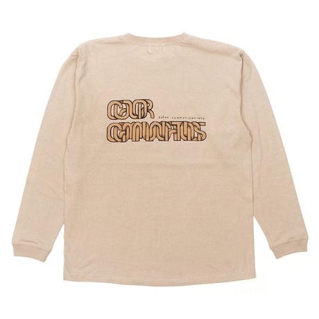LONG SLEEVE T-SHIRT / DRIP EMB LINE by hiroki muraoka