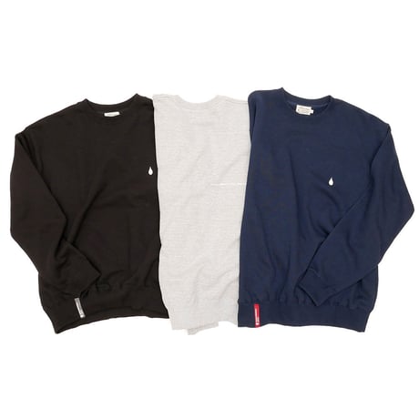 CREW SWEAT / DRIP EMB LETTER