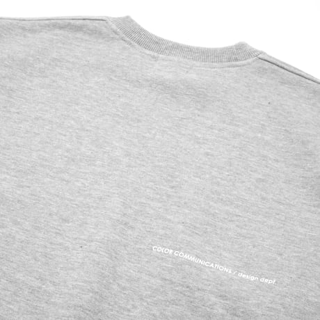 CREW SWEAT / DRIP EMB LETTER