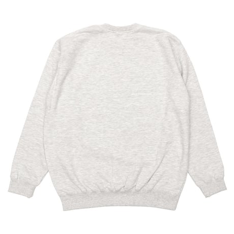 CREW SWEAT / DRIP EMB LETTER SPOT