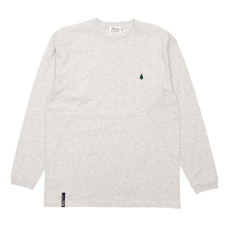 LONG SLEEVE T-SHIRT / DRIP EMB LINE by hiroki muraoka