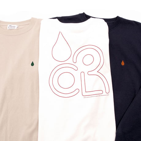 LONG SLEEVE T-SHIRT / DRIP EMB CLR