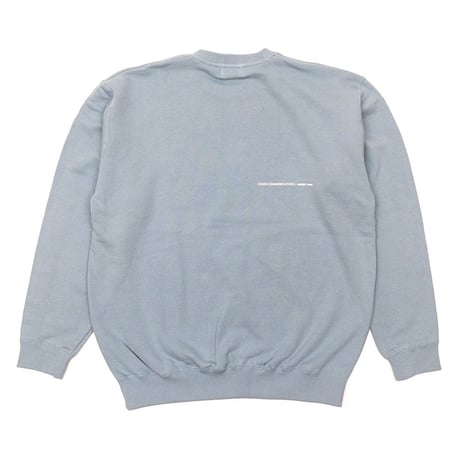CREW SWEAT / DRIP EMB LETTER SPOT