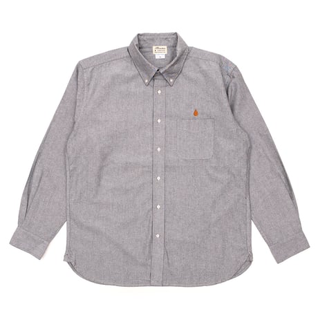 LONG SLEEVE SHIRT / DRIP EMB OXFORD