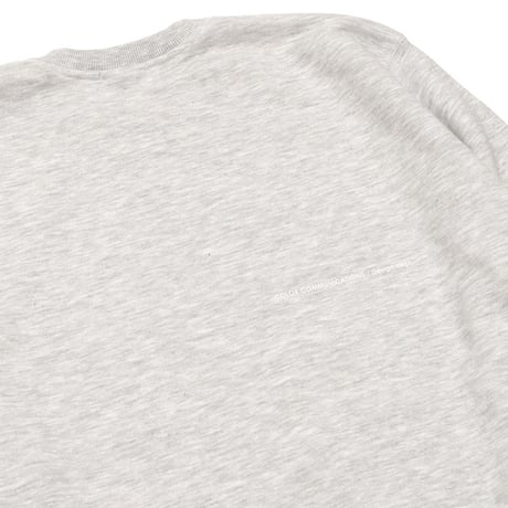 CREW SWEAT / DRIP EMB LETTER SPOT