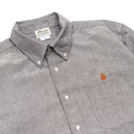 LONG SLEEVE SHIRT / DRIP EMB OXFORD