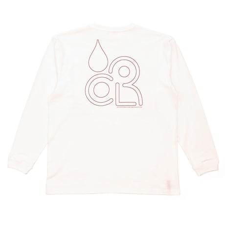 LONG SLEEVE T-SHIRT / DRIP EMB CLR