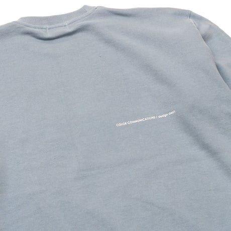 CREW SWEAT / DRIP EMB LETTER SPOT