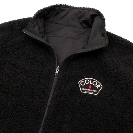 JACKET / DRIP EMB NYLON BOA REVERSIBLE