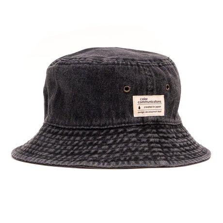 HAT / COTTON TAG BUCKET DENIM