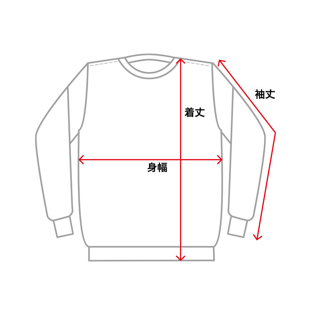 CREW SWEAT / DRIP EMB LETTER SPOT | COLOR COMMU...