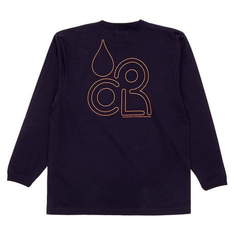 LONG SLEEVE T-SHIRT / DRIP EMB CLR