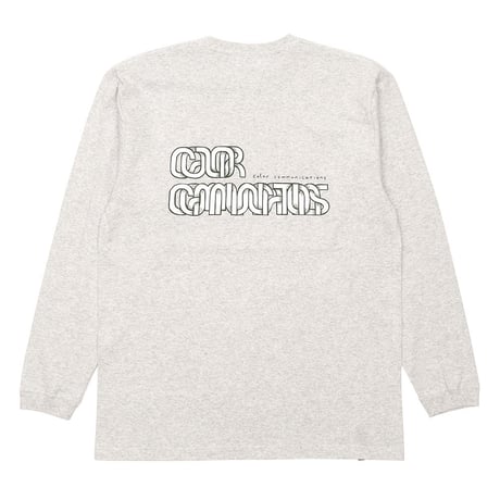 LONG SLEEVE T-SHIRT / DRIP EMB LINE by hiroki muraoka