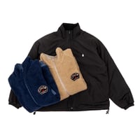 JACKET / DRIP EMB NYLON BOA REVERSIBLE