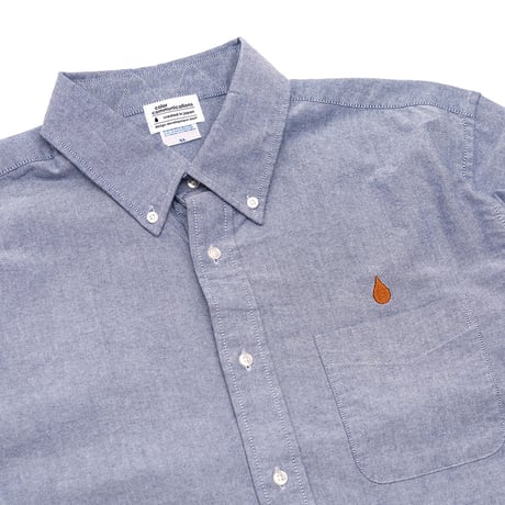 LONG SLEEVE SHIRT / DRIP EMB OXFORD