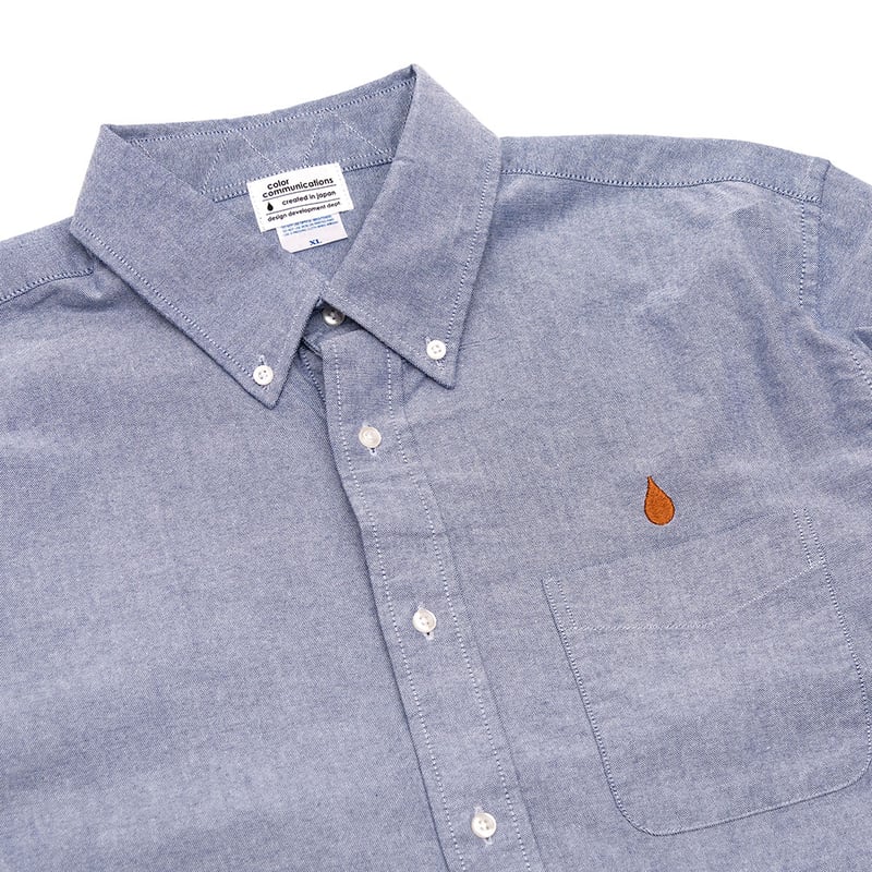 LONG SLEEVE SHIRT / DRIP EMB OXFORD | COLOR COM