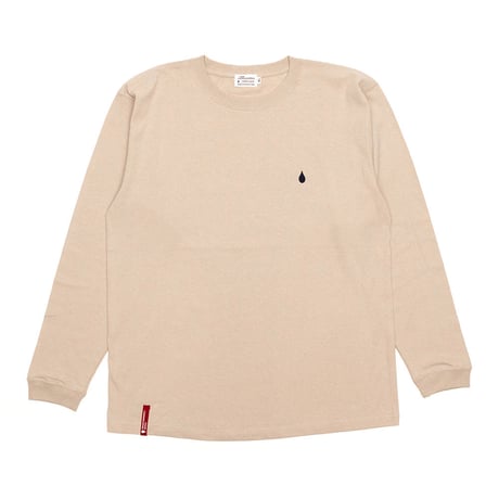 LONG SLEEVE T-SHIRT / DRIP EMB LINE by hiroki muraoka
