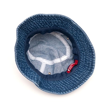 HAT / COTTON TAG BUCKET DENIM