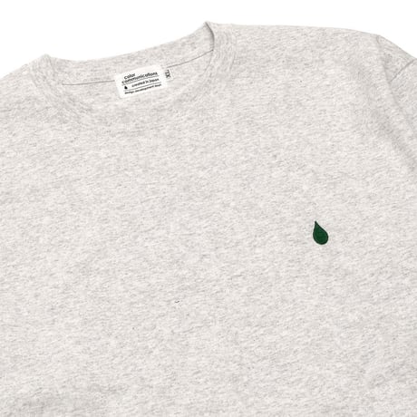 LONG SLEEVE T-SHIRT / DRIP EMB LINE by hiroki muraoka
