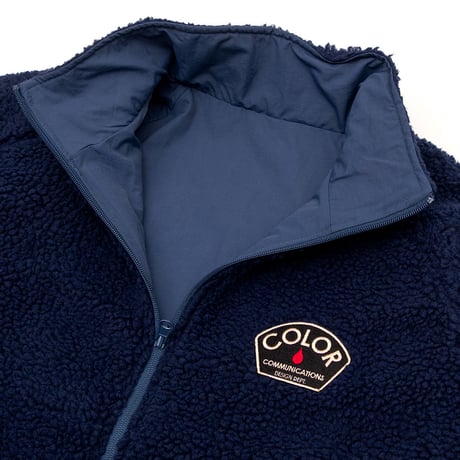 JACKET / DRIP EMB NYLON BOA REVERSIBLE
