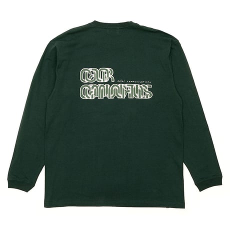 LONG SLEEVE T-SHIRT / DRIP EMB LINE by hiroki muraoka
