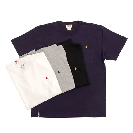 T-SHIRT / DRIP EMB POCKET HEAVY